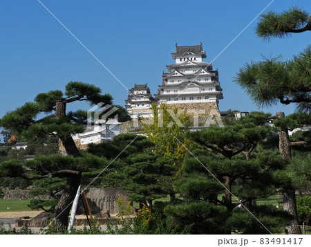 国宝姫路城 2021年初秋の姫路城 国宝姫路城 2021年初秋の姫路城 83491417