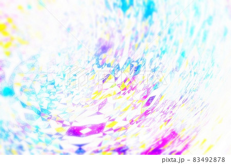 水中をイメージしたキラキラ輝く光の背景素材 水中をイメージしたキラキラ輝く光の背景素材 83492878