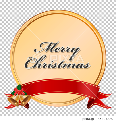 クリスマスフレーム素材 83495820