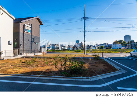 住宅街の造成地 住宅街の造成地 83497918