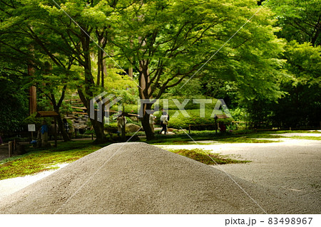 日本庭園 枯山水	 83498967