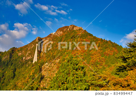 紅葉の始まった御在所岳 紅葉の始まった御在所岳 83499447