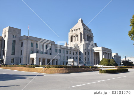 国会議事堂 晴天 国会議事堂 晴天 83501376