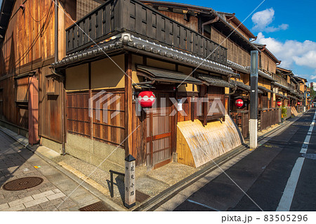 京都 祇園の町並み 京都 祇園の町並み 83505296