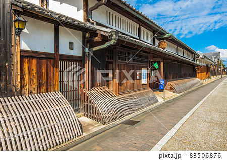 京都　伏見の町並み 83506876