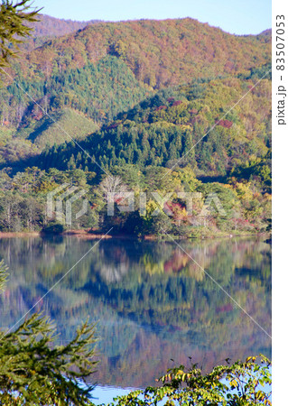 秋の磐梯吾妻レークラインからの眺め（裏磐梯） 83507053