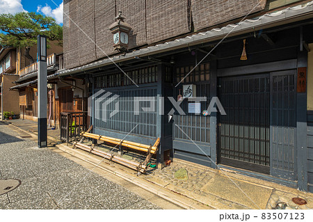 京都 上七軒の町並み 京都 上七軒の町並み 83507123