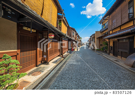 京都 上七軒の町並み 京都 上七軒の町並み 83507126