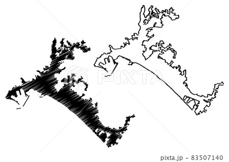 Salerno City (Italian Republic, Italy, Campania) map vector illustration, scribble sketch City of Salerno map Salerno City (Italian Republic, Italy, Campania) map vector illustration, scribble sketch City of Salerno map 83507140
