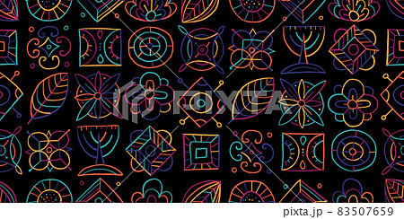 Talavera seamless pattern. Ethnic Background Talavera seamless pattern. Ethnic Background 83507659
