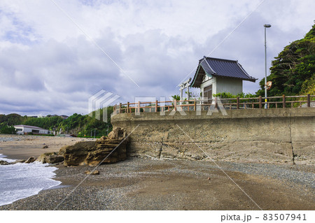 茨城県日立市 初崎海岸と津神社 茨城県日立市 初崎海岸と津神社 83507941