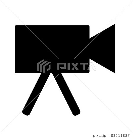 ビデオカメラのアイコンのイラスト素材 5117