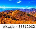 長野県 蓼科高原 ビーナスライン 紅葉　中央アルプス 83512082