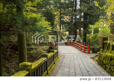 榛名神社　参道の石畳 83513608