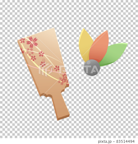 羽根つきイラスト 83514494