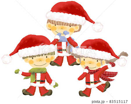 小さなサンタクロースたち 83515117