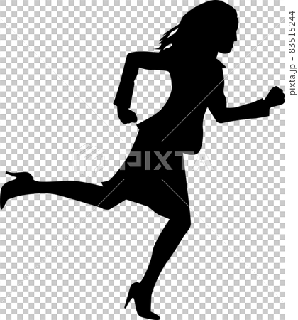 走るビジネスウーマン 83515244