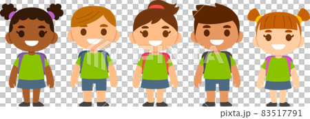 Cartoon school children 83517791