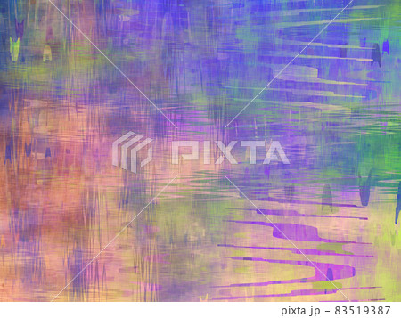 Abstract texture with spots, strokes and waves - computer generated illustration Abstract texture with spots, strokes and waves - computer generated illustration 83519387