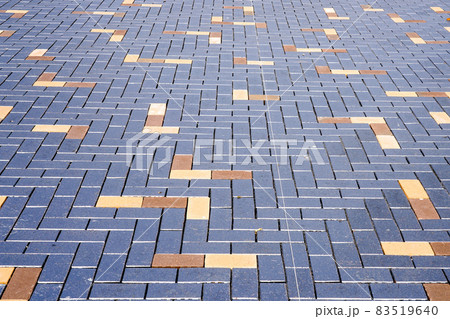 just paved area with interesting colorful accents just paved area with interesting colorful accents 83519640