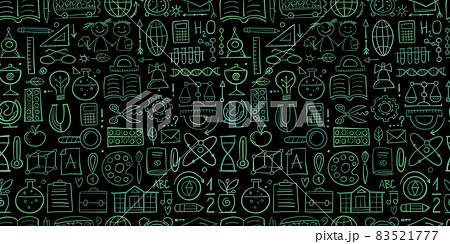 Back to School. Abstract Background. Seamless Pattern for your design 83521777