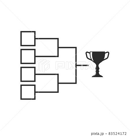 semi final tournament table vector icon illustration dessign template 83524172