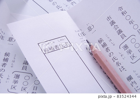 投票用紙 投票用紙 83524344