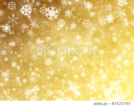 背景素材　背景　雪の結晶　雪　クリスマス　結晶　冬　壁紙　水彩　フレア　光　グラデーション　きれい 83525705