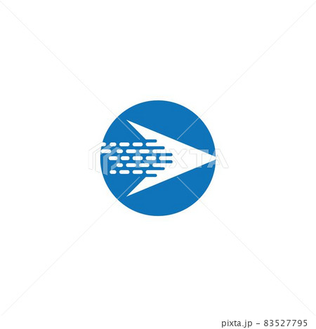Arrow logo template vector icon illustration Arrow logo template vector icon illustration 83527795