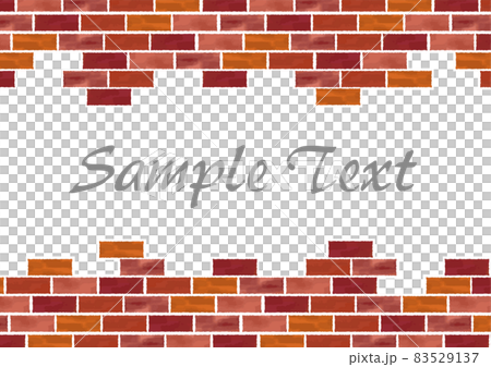 Brick frame illustration - Stock Illustration [83529137] - PIXTA
