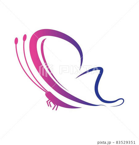 Beauty butterfly logo images 83529351