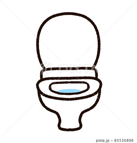 シンプルなトイレ　正面 83530806