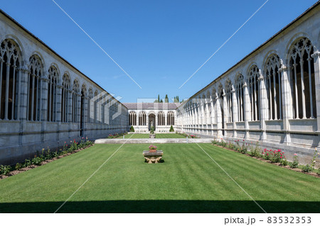 Panoramic view of interior of Campo Santo Panoramic view of interior of Campo Santo 83532353