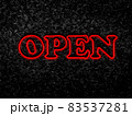 【ネオン風】OPEN・オープンのネオンサイン【イメージ】 83537281