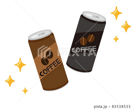 缶コーヒー 缶 ベクターイラストのイラスト素材