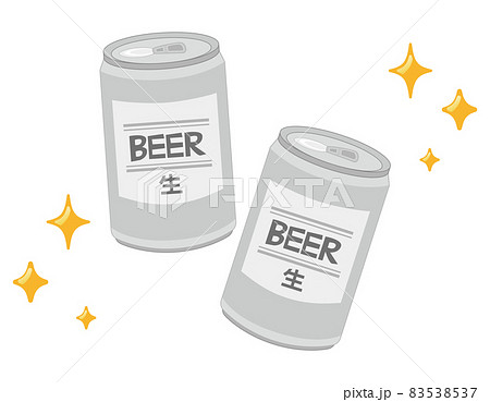 缶ビール 缶 ベクターイラストのイラスト素材