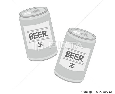 缶ビール 缶 ベクターイラスト 缶ビール 缶 ベクターイラスト 83538538