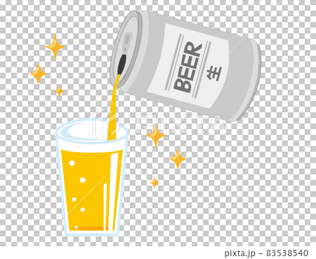 缶ビール　缶　ベクターイラスト 83538540