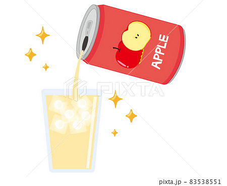 缶ジュース　アルミ缶　ベクターイラスト 83538551