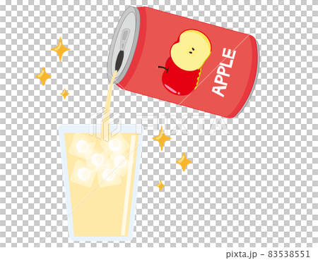 缶ジュース　アルミ缶　ベクターイラスト 83538551