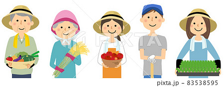 農家の人々 働く人 農家の人々 働く人 83538595