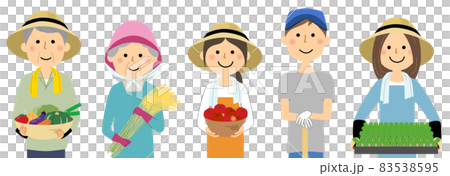 農家の人々 働く人 農家の人々 働く人 83538595