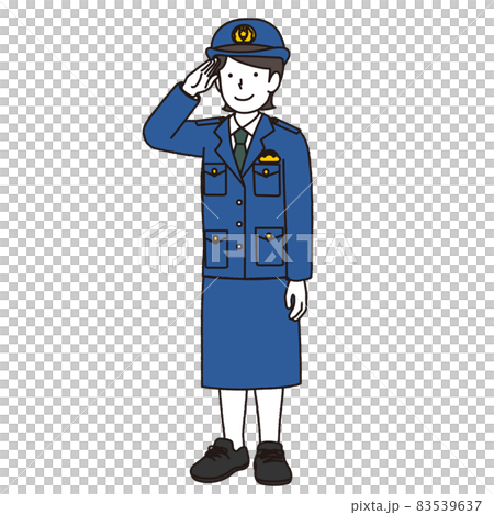警察官の女性 83539637