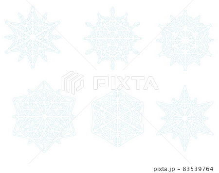 雪の結晶3（6種類セット） 83539764