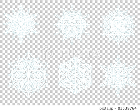 雪の結晶3（6種類セット） 83539764