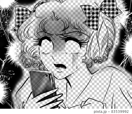 70年代少女漫画ネットの誹謗中傷に青ざめるリボン縦ロールお嬢様　 83539992