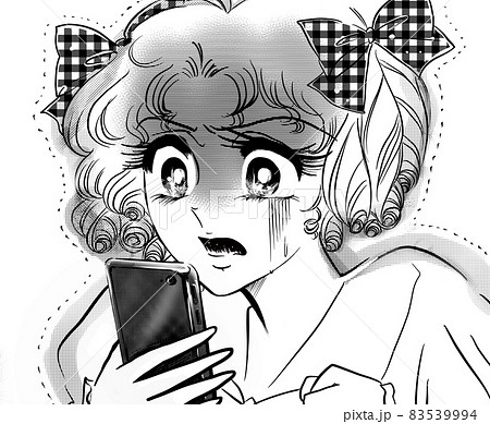 70年代少女漫画ネットの誹謗中傷に青ざめるリボン縦ロールお嬢様　 83539994