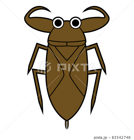 タガメのイラスト素材