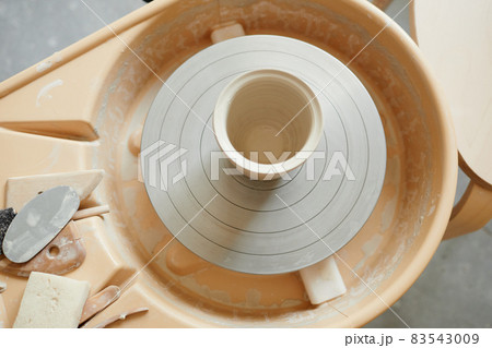 Pottery Wheel Background Pottery Wheel Background 83543009