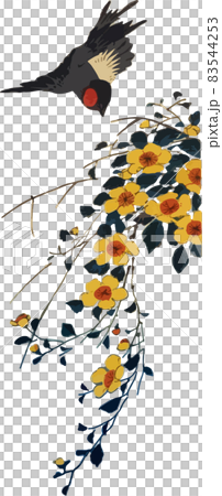 山吹和日本叢林鶯 83544253